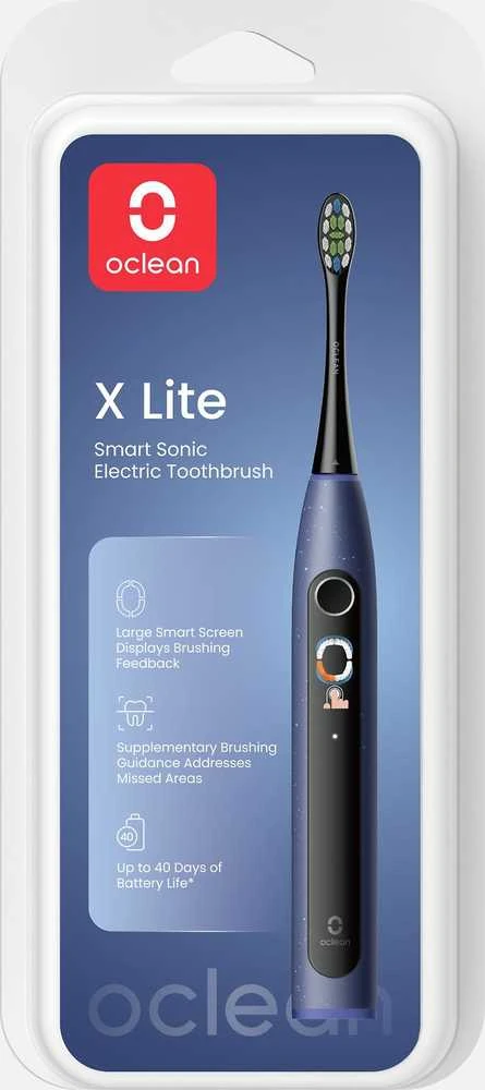 Oclean X Lite Elektrinis dantų šepetėlis, pilkas