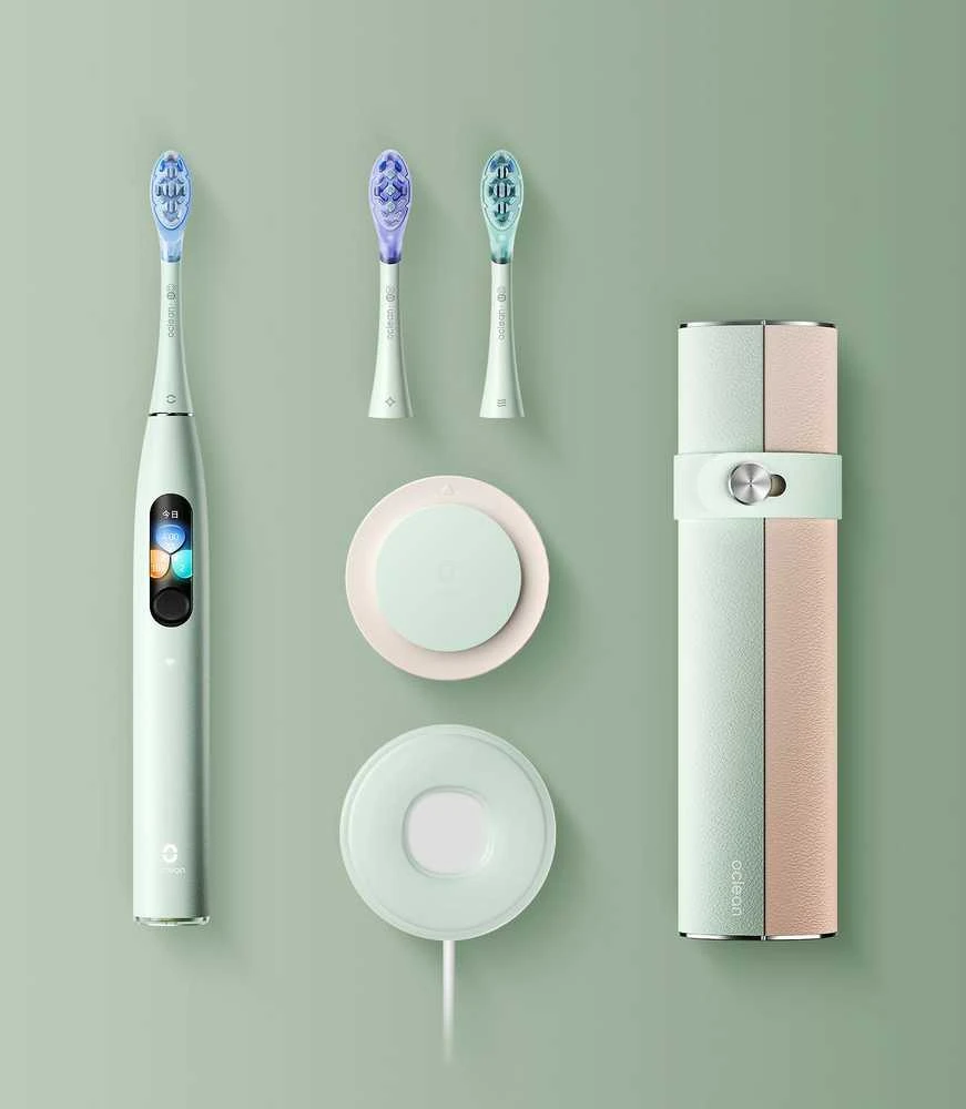 Oclean X Ultra S Elektrinis dantų šepetėlis, Žalias
