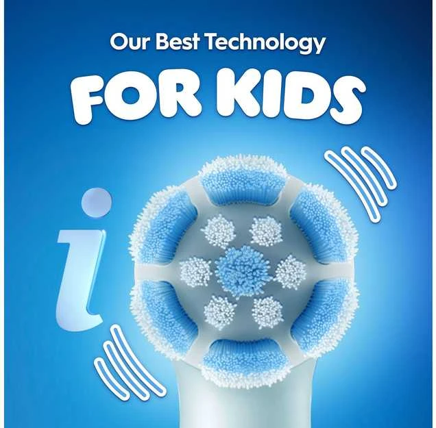 Dantų šepetėlis Šepetėlis Oral-B iO Kids Stitch + Dėklas