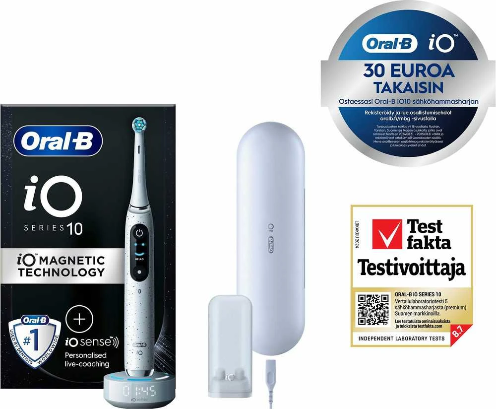 Dantų šepetėlis Oral-B iO Series 10 Stardust Baltas