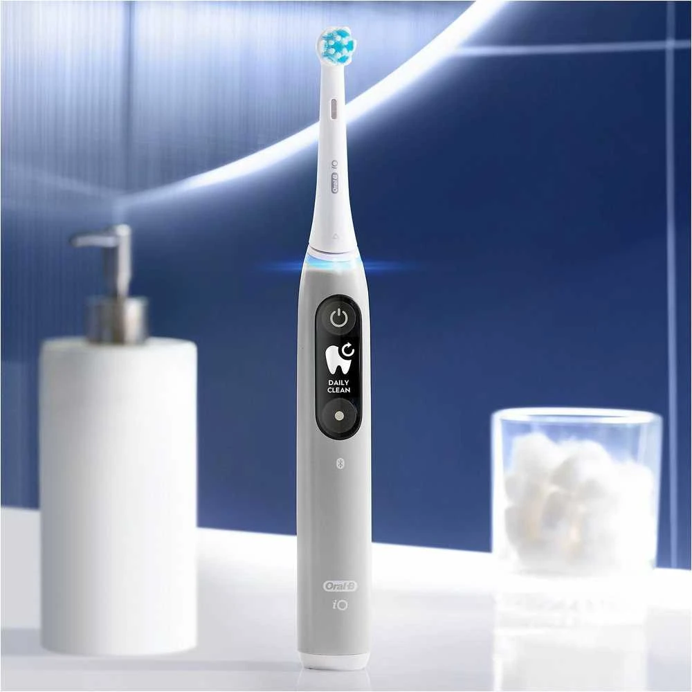 Oral-B Elektrinis dantų šepetėlis | iO6s | Įkraunamas | Suaugusiems | Šepetėlių skaičius galvutės įeina 1 | Number of teeth brushing modes 5 | Pilkas Opal