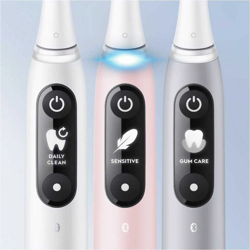 Elektrinis dantų šepetėlis Oral-B iO Series 6s, rožinės spalvos