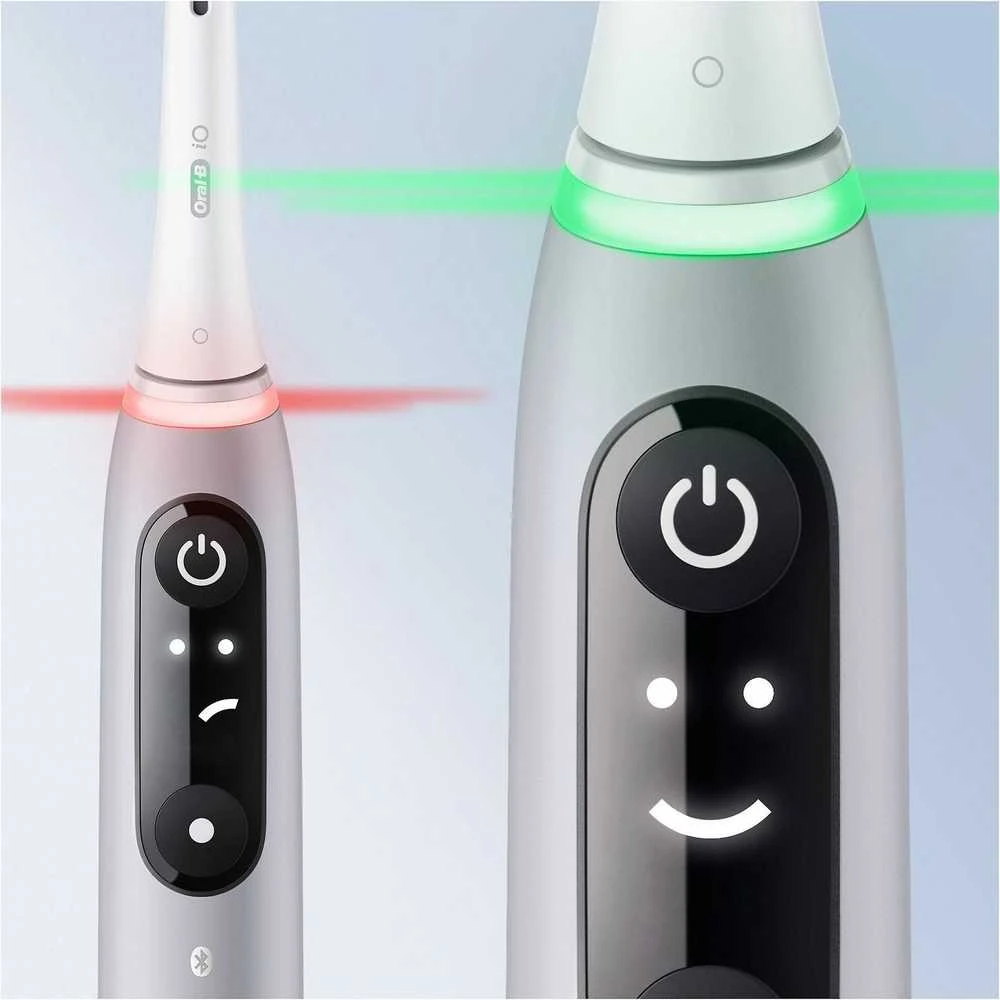 Oral-B Elektrinis dantų šepetėlis | iO6s | Įkraunamas | Suaugusiems | Šepetėlių skaičius galvutės įeina 1 | Number of teeth brushing modes 5 | Pilkas Opal