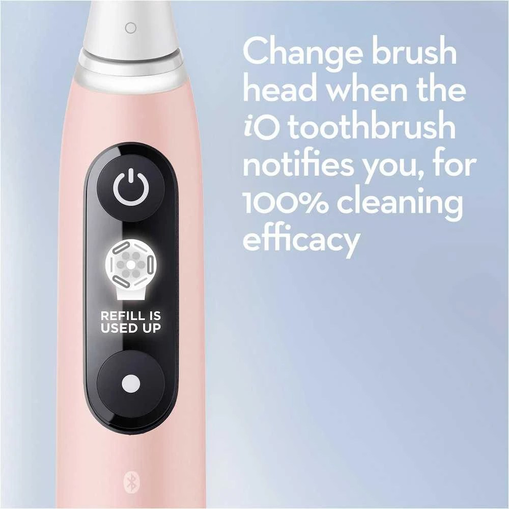 Elektrinis dantų šepetėlis Oral-B iO Series 6s, rožinės spalvos
