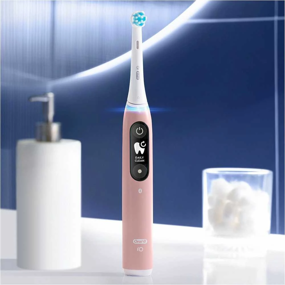 Elektrinis dantų šepetėlis Oral-B iO Series 6s, rožinės spalvos