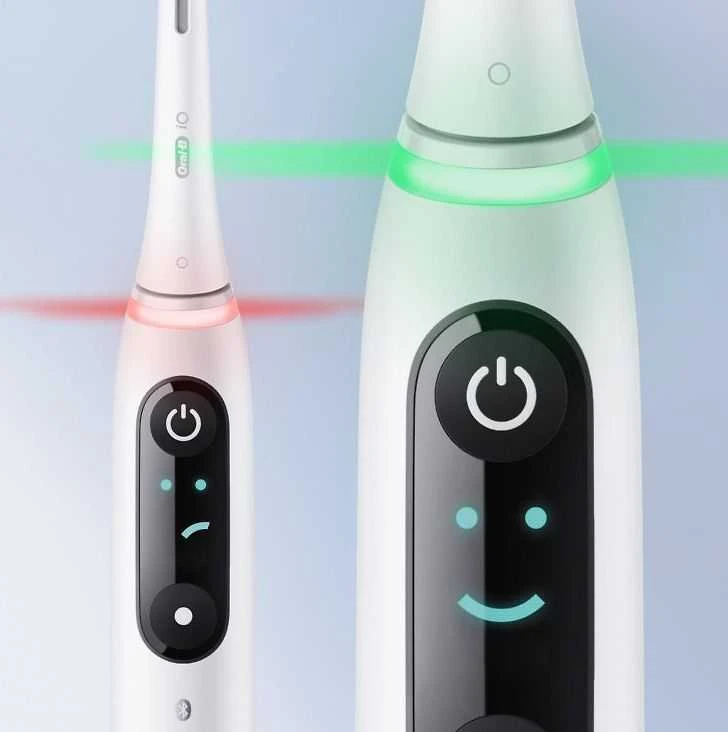 Elektrinis dantų šepetėlis Oral-B iO8, baltas