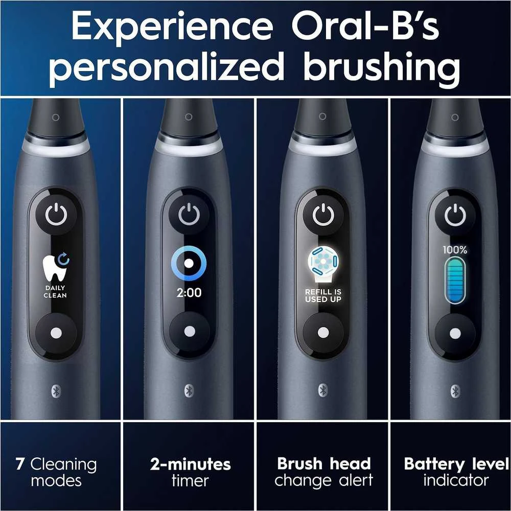 Dantų šepetėlis Oral-B iO Series 9, juoda ir rožinė