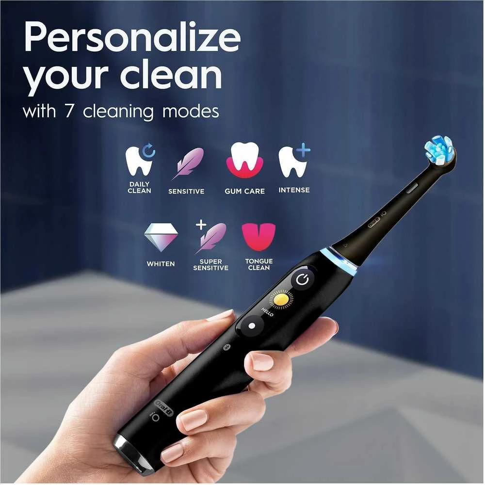 Dantų šepetėlis Oral-B iO Series 9, juoda ir rožinė