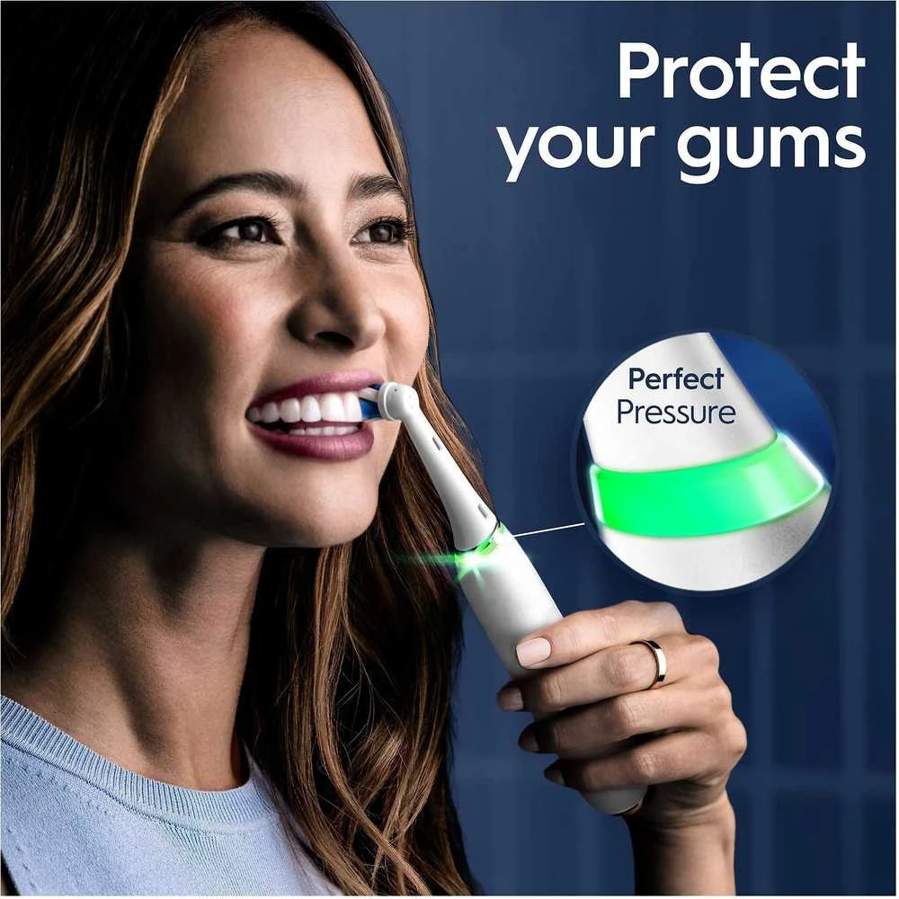 Oral-B iO Series 9 šepetėlis su dantenų apsaugos indikatoriumi