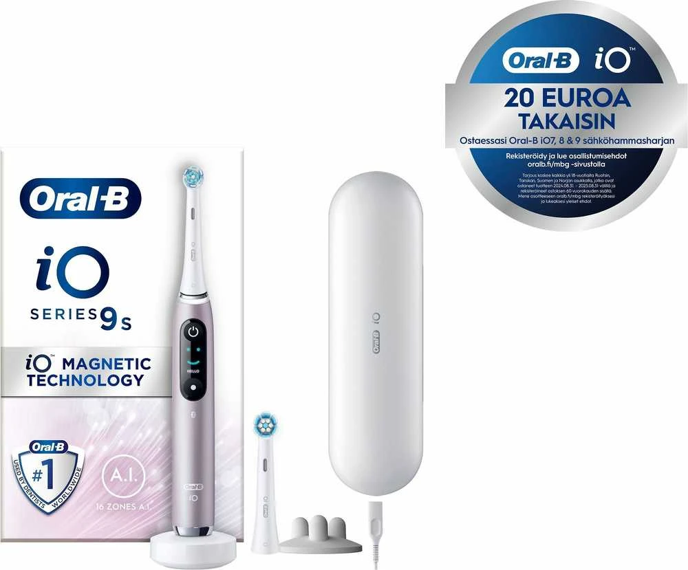 Dantų šepetėlis Oral-B iO Series 9s sähköhammasharja, ruusu