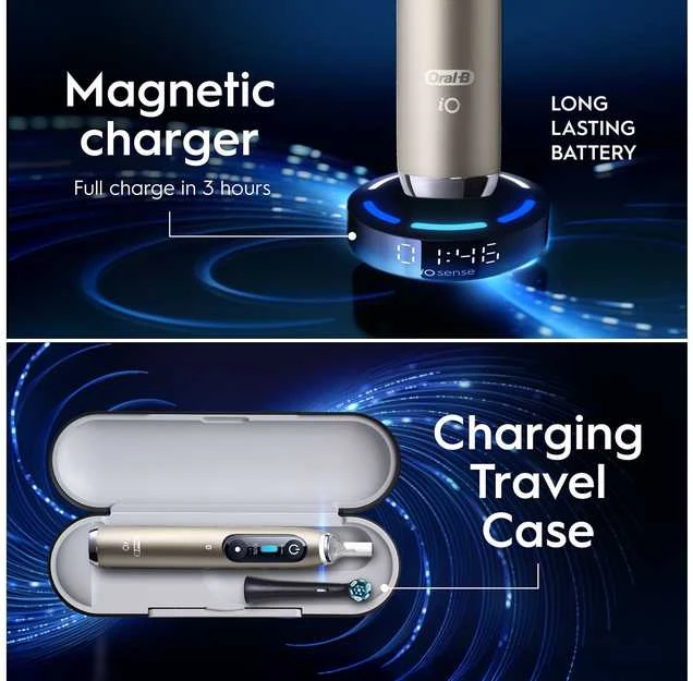 Braun Oral-B iO Lunar Gold electric dantų šepetėlis
