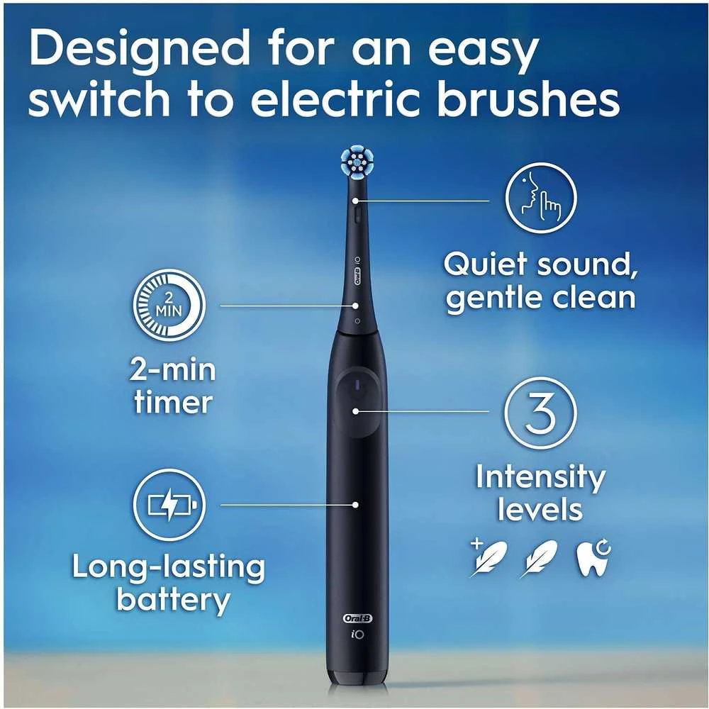 Oral-B iO2 sähköhammasharja + matkakotelo, musta