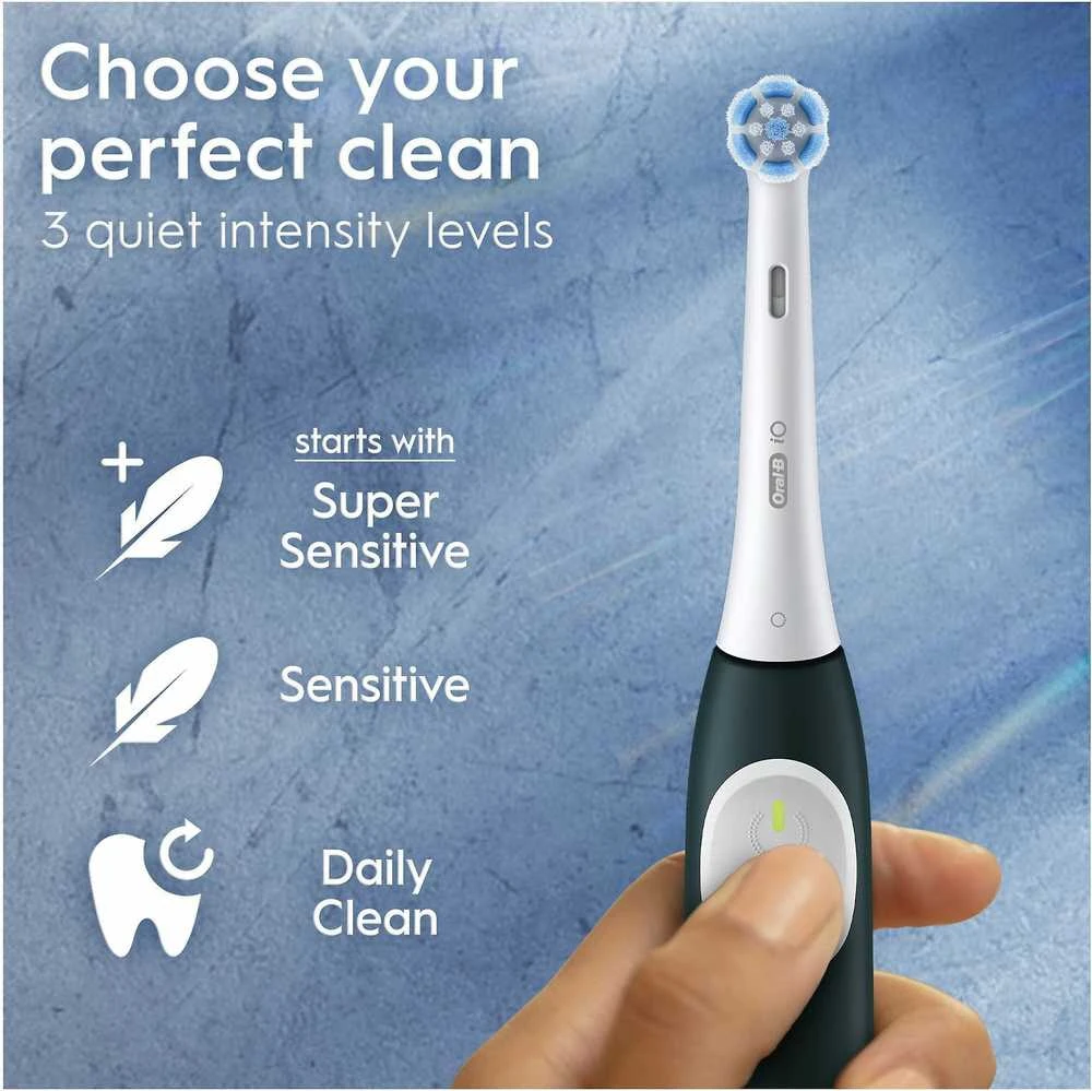 Oral-B iO2 šepetėlio intensyvumo režimai