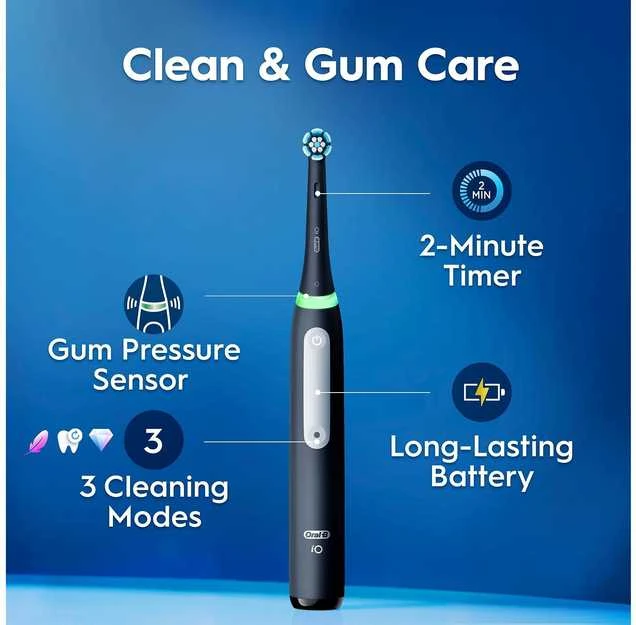 Dantų šepetėlis Oral-B iO 3 Matt Juodas