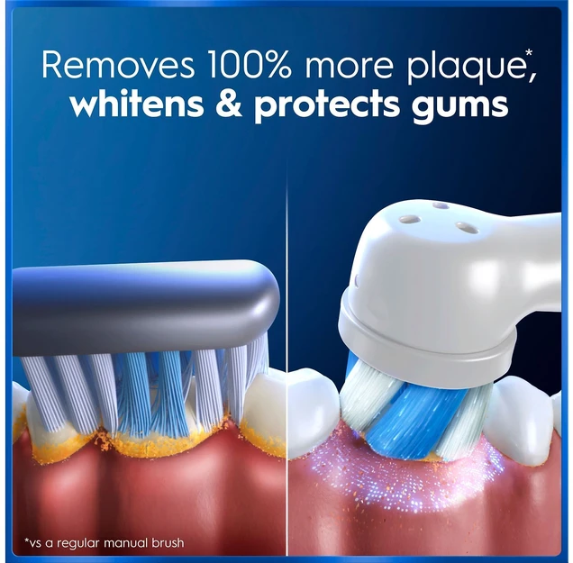„Oral B iO5“ elektrinis dantų šepetėlis – baltas – 1 šepetėlio galvutė, aukščiausios kokybės kelioninis dėklas