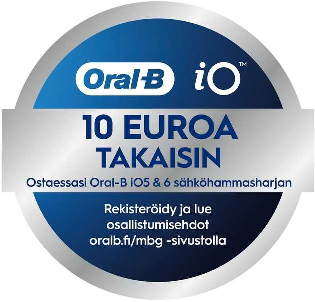 „Oral B iO6“ elektrinis dantų šepetėlis, 2 vnt. pakuotėje – juodas ir rožinis