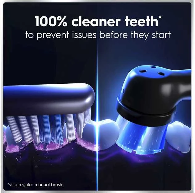 Oral B iO6 šepetėlio galvutės valymo technologija