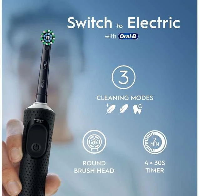 Dantų šepetėlis Braun Oral-B Vitality Pro Juodas Electric