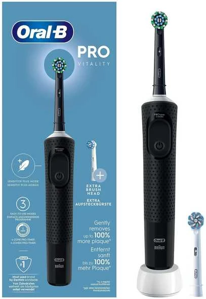 Dantų šepetėlis Braun Oral-B Vitality Pro Juodas Electric