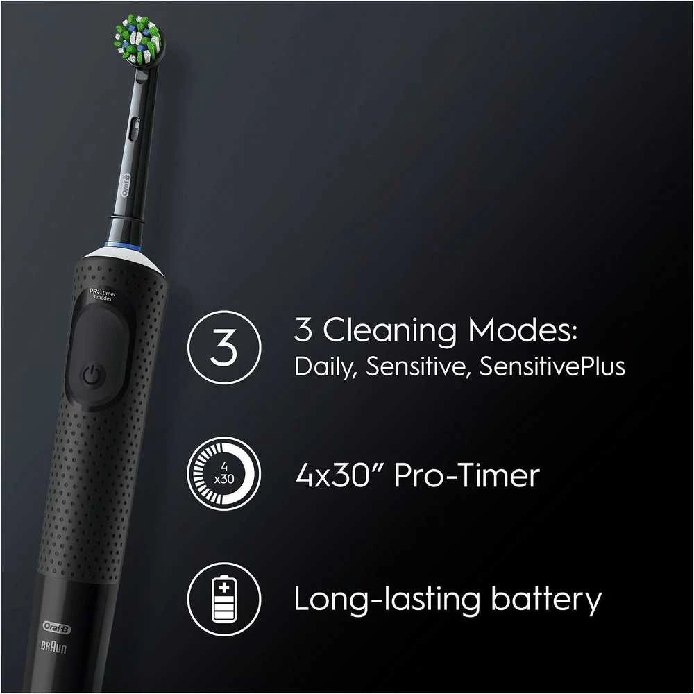 Braun Oral-B VITALITY PRO D103 Box Juodas Dantų šepetėlis