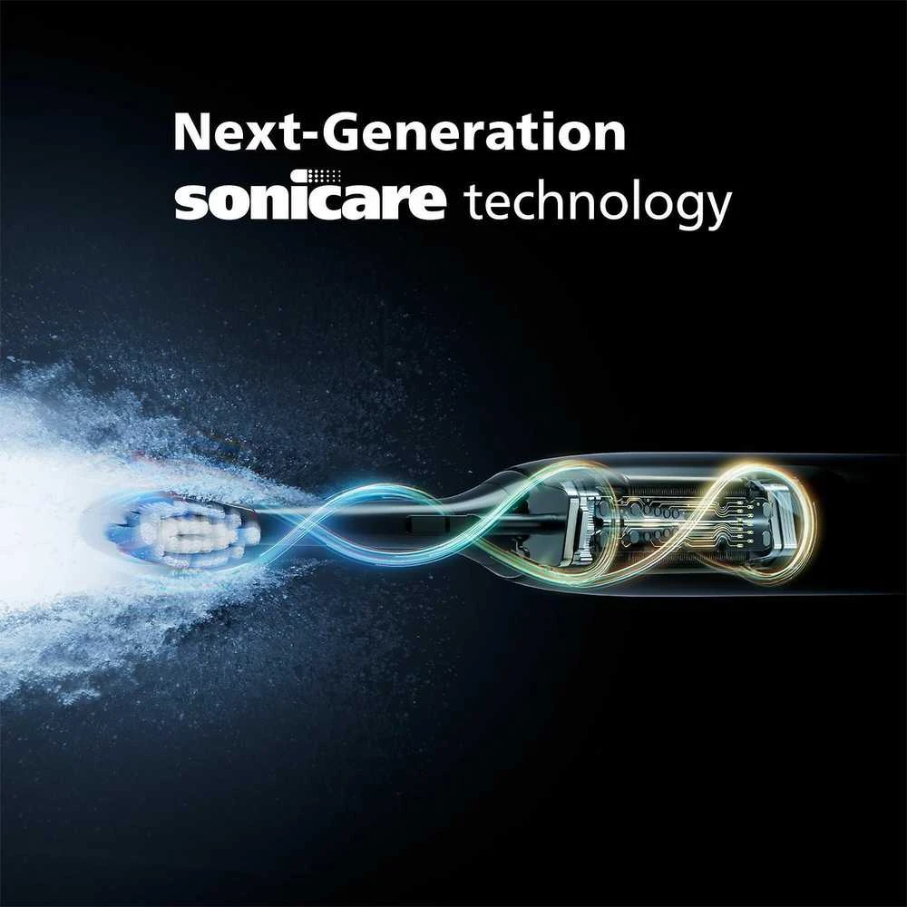 Elektrinis dantų šepetėlis Philips Sonicare Series 5300 HX7108/01, Baltas