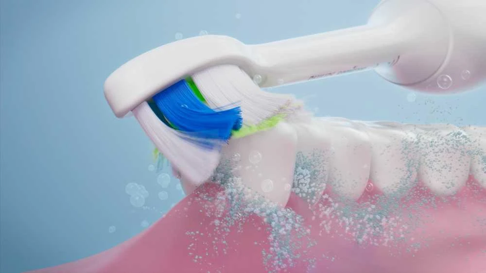 Elektrinis dantų šepetėlis Philips Sonicare Series 5300 HX7108/01, Baltas