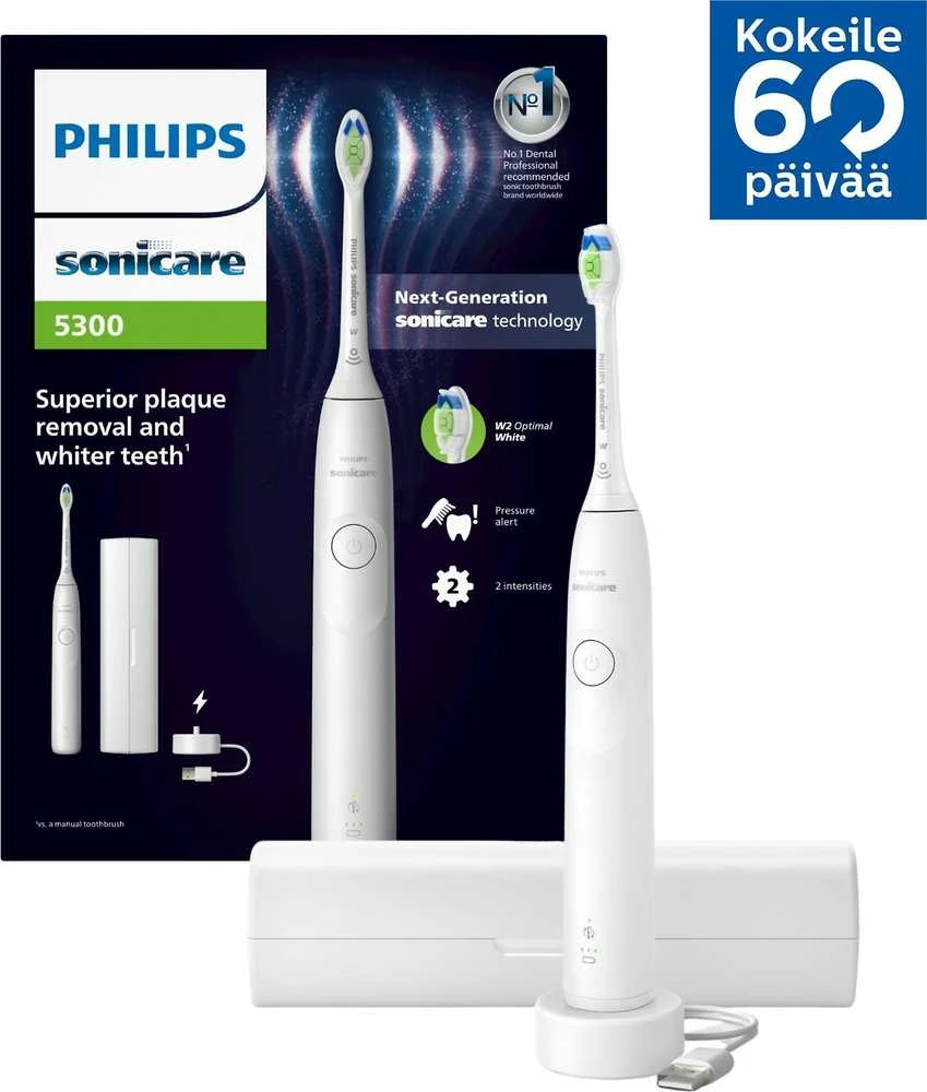 Elektrinis Dantų šepetėlis Philips HX7108/02 Sonicare Series 5300, Baltas