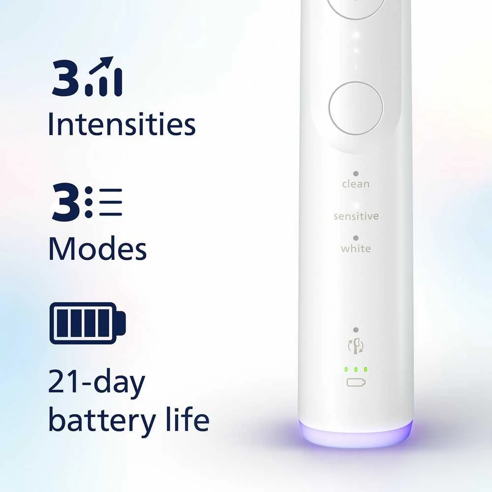Philips Sonicare 6500 – funkcijos ir baterija