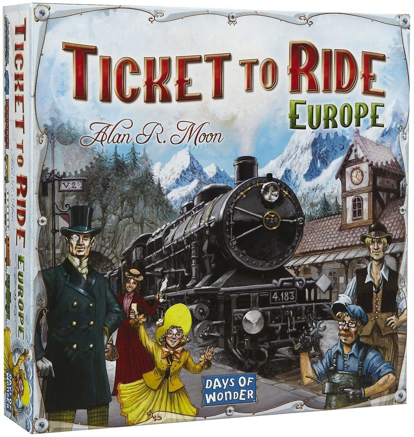 Days Of Wonder Bilietas į važiavimą – Europos stalo žaidimas (šiaurės šalių)
