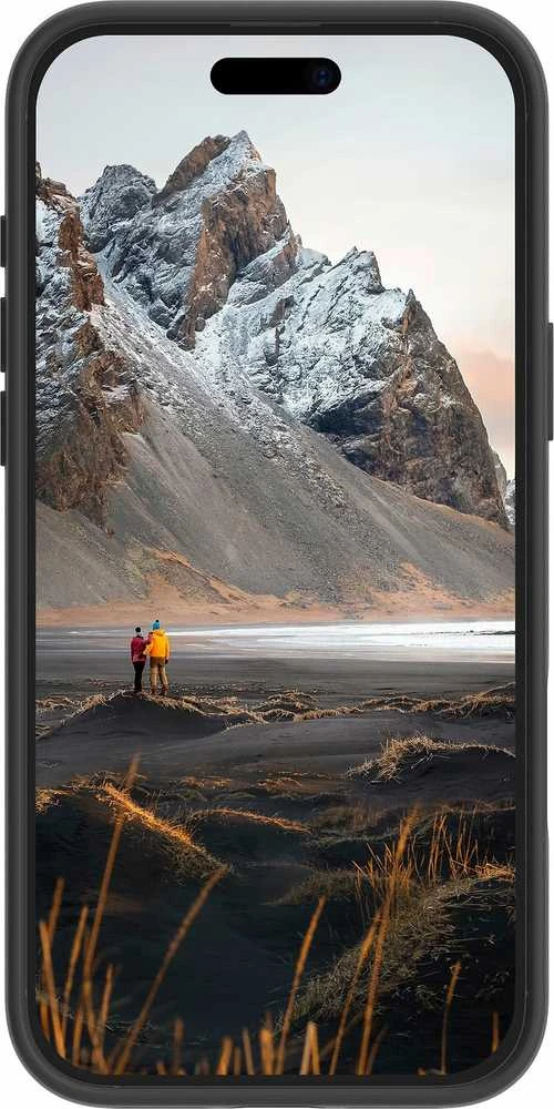 dbramante dbramante1928 Iceland Ultra D3O MS Kick - apsauginis dėklas su stovu iPhone 16 Pro Max, suderinamas su MagSafe (juodas)