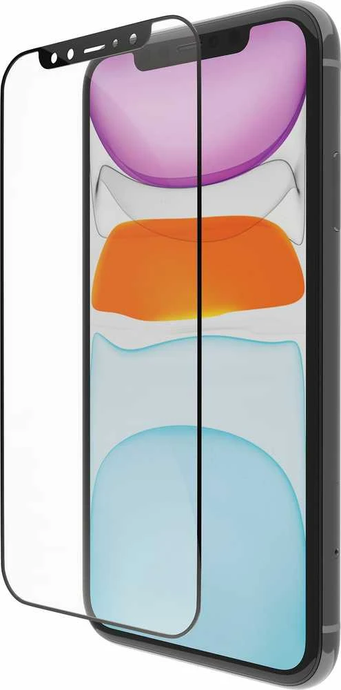 dbramante1928 Eco-Shield - iPhone 11/XR - Juodas Edge, Apple, iPhone 11, iPhone XR, Atsparus dulkėms, Atsparus įbrėžimams, Juodas, Skaidrus, 1 vnt.