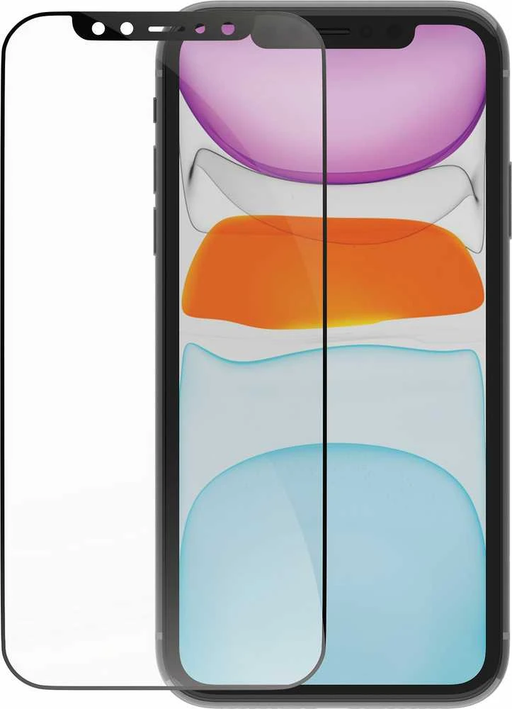 dbramante1928 Eco-Shield - iPhone 11/XR - Juodas Edge, Apple, iPhone 11, iPhone XR, Atsparus dulkėms, Atsparus įbrėžimams, Juodas, Skaidrus, 1 vnt.