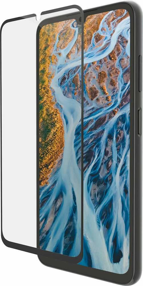 Dbramante1928 Eco-Shield -näytönsuoja, Samsung Galaxy A05s, mustat reunat