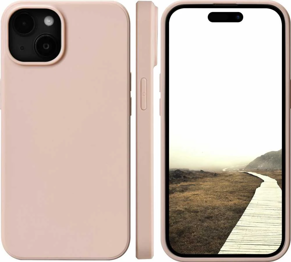 Dėklas dbramante dbramante1928 Greenland - iPhone 15 - Rožinė sand, Cover, Apple, iPhone 15, Rožinė