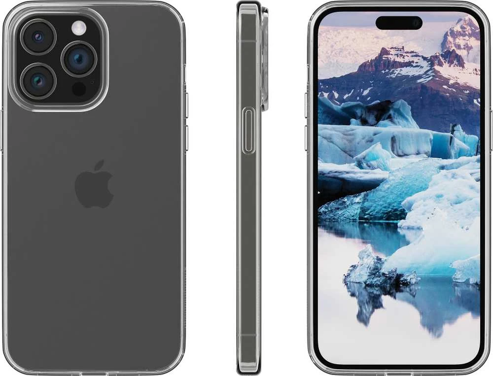 Dėklas dbramante1928 Grenlandija – iPhone 15 Pro – skaidrus, dangtelis, Apple, iPhone 15 Pro, skaidrus