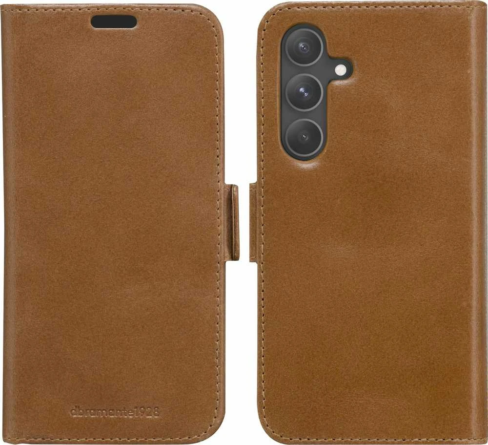 „Samsung Galaxy S24 Lynge 2-in-1“ piniginės dėklas, Dbramante1928 Brown