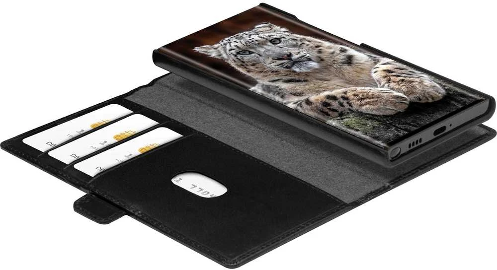Dbramante1928 Juodas „Samsung Galaxy S24 Ultra Lynge 2-in-1“ piniginės dėklas