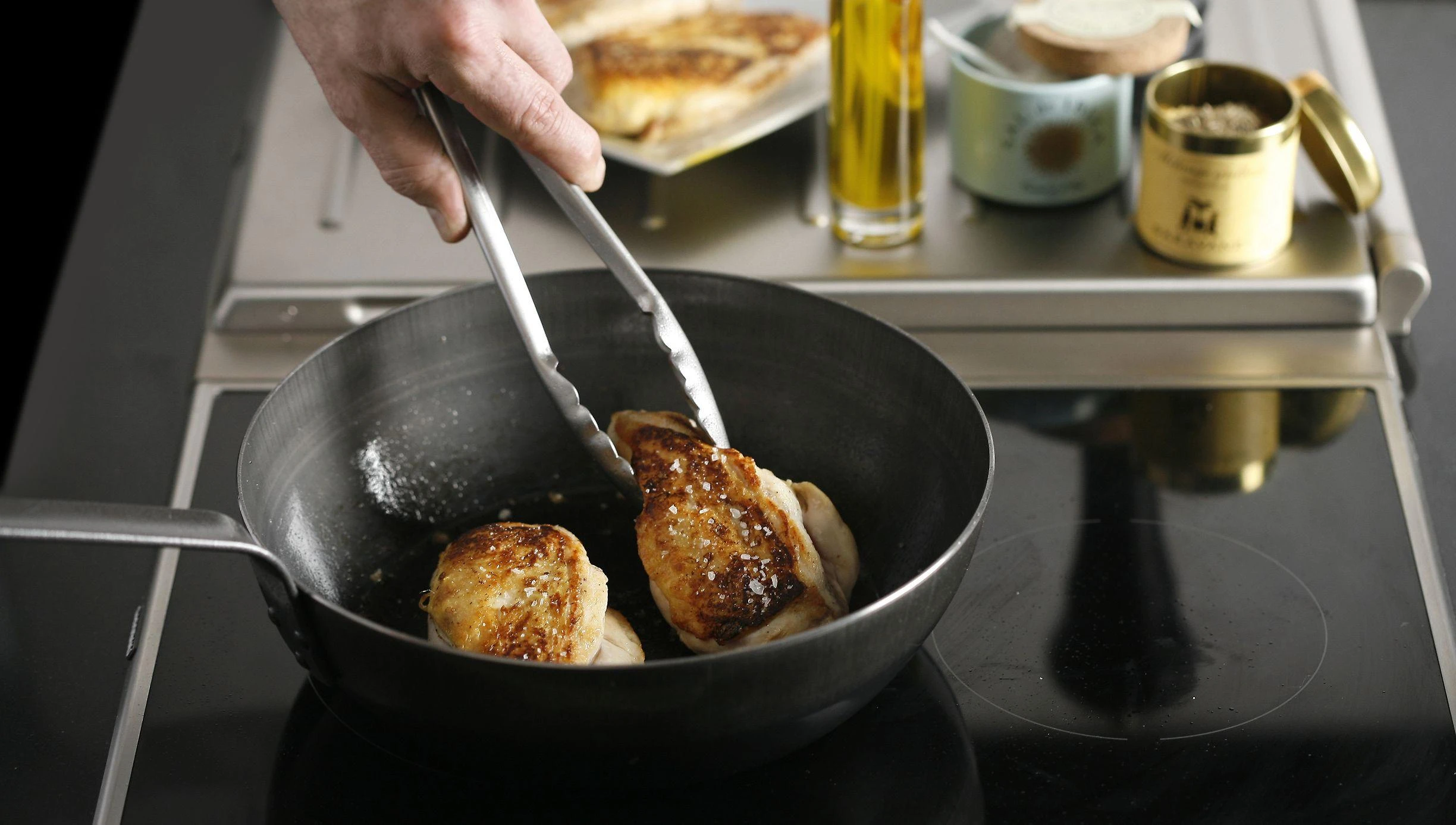 De Buyer Deep skillet, 28 cm, Mineral B