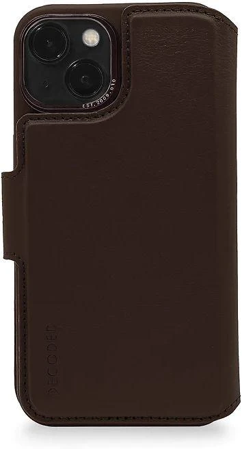 Decoded Detachable Wallet Leather su MagSafe su Flip Apple iPhone 14 Plus - dėklas telefonui rudos spalvos