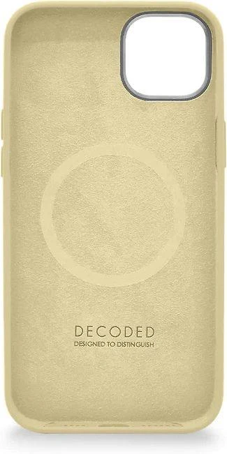 Decoded Silikoninis dėklas with MagSafe for iPhone 14 Plus - yellow