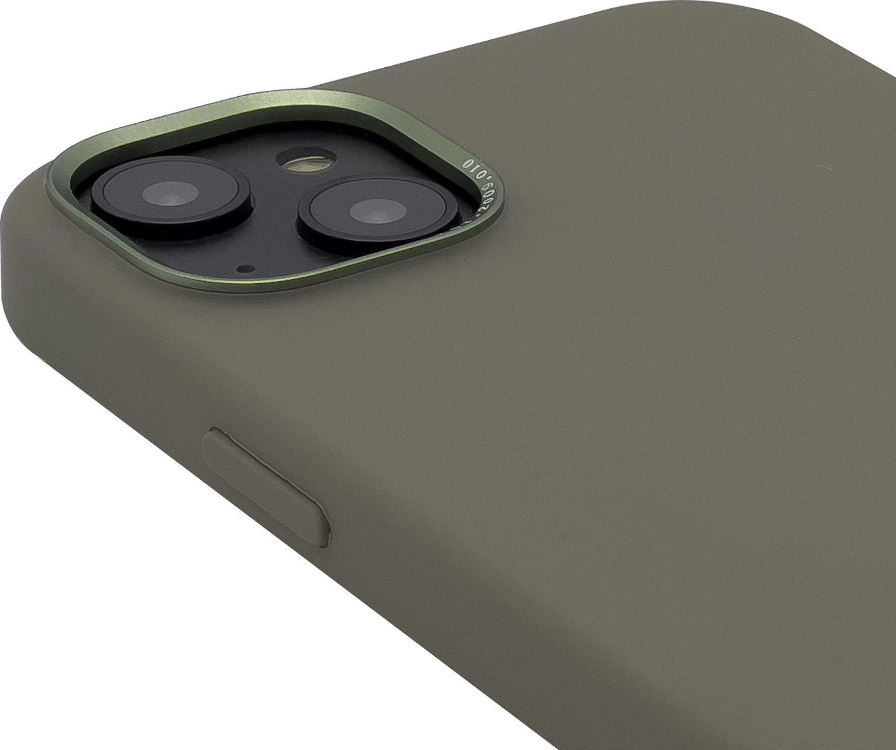 Dėklas „Decoded“ silikoninis galinis dangtelis, alyvuogių spalvos – iPhone 14 Plus