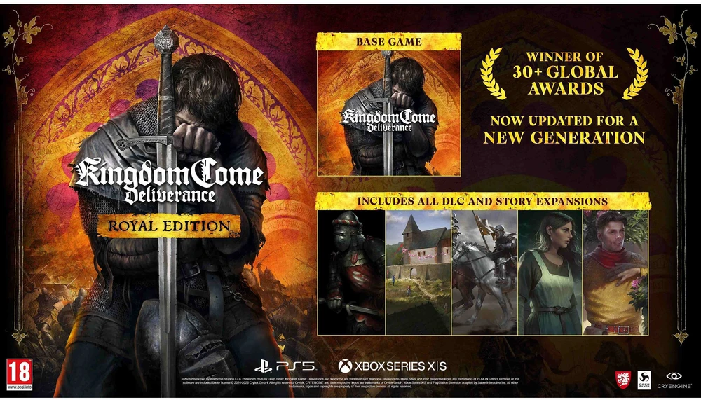 Deep Silver „Deep Sidabrinis Kingdom Come: Deliverance“ – karališkasis leidimas, PS5