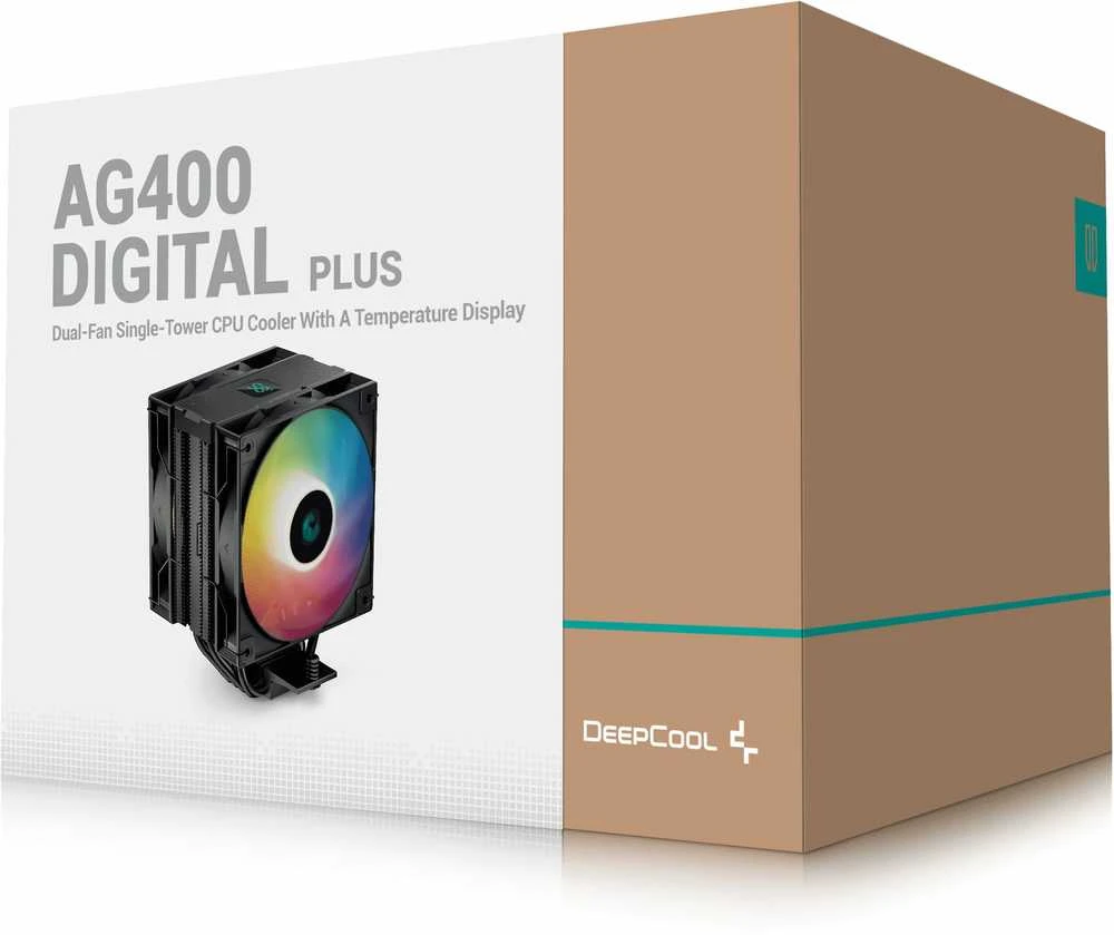 Deepcool | CPU Cooler | AG400 DIGITAL PLUS | Intel, AMD
