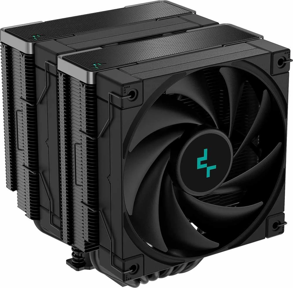 Deepcool AK620 Zero Dark dvigubos sekcijos aušintuvas
