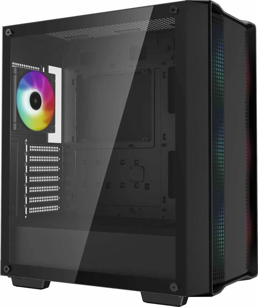 „Deepcool“ | CC560 ARGB V2 | Juodas | Vidutinio dydžio bokštas | ATX PS2