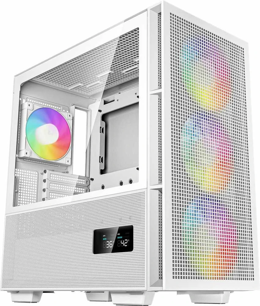 Korpusas Deepcool CH560 Digital MID TOWER CASE, Baltas