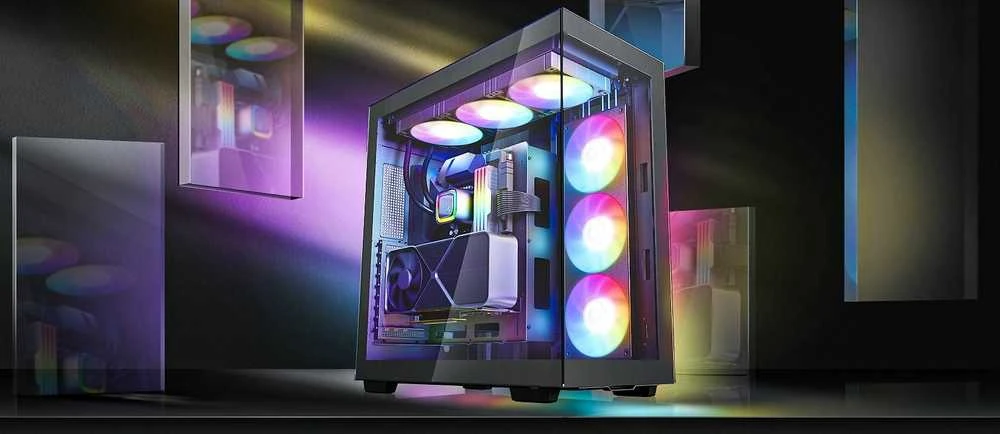 „Deepcool“ | Pilno dydžio bokšto dydžio žaidimų korpusas | CH780 | Šoninis langas | Juodas | ATX+ | ATX PS2