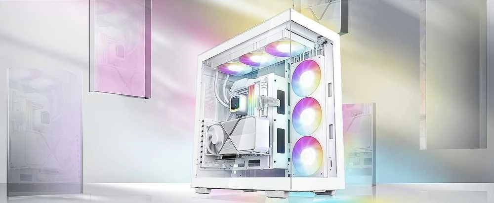 „Deepcool“ | Pilno dydžio bokšto dydžio žaidimų korpusas | CH780 WH | Šoninis langas | Baltas | ATX+ | ATX PS2