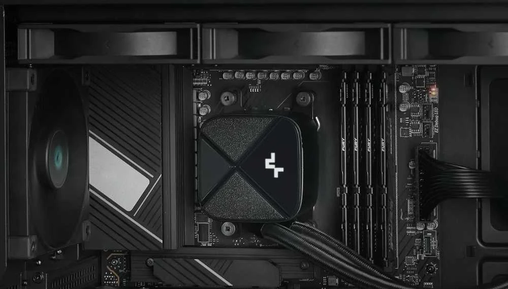 DeepCool Deepcoo LS720S ZERO DARK Skystas procesoriaus aušintuvas