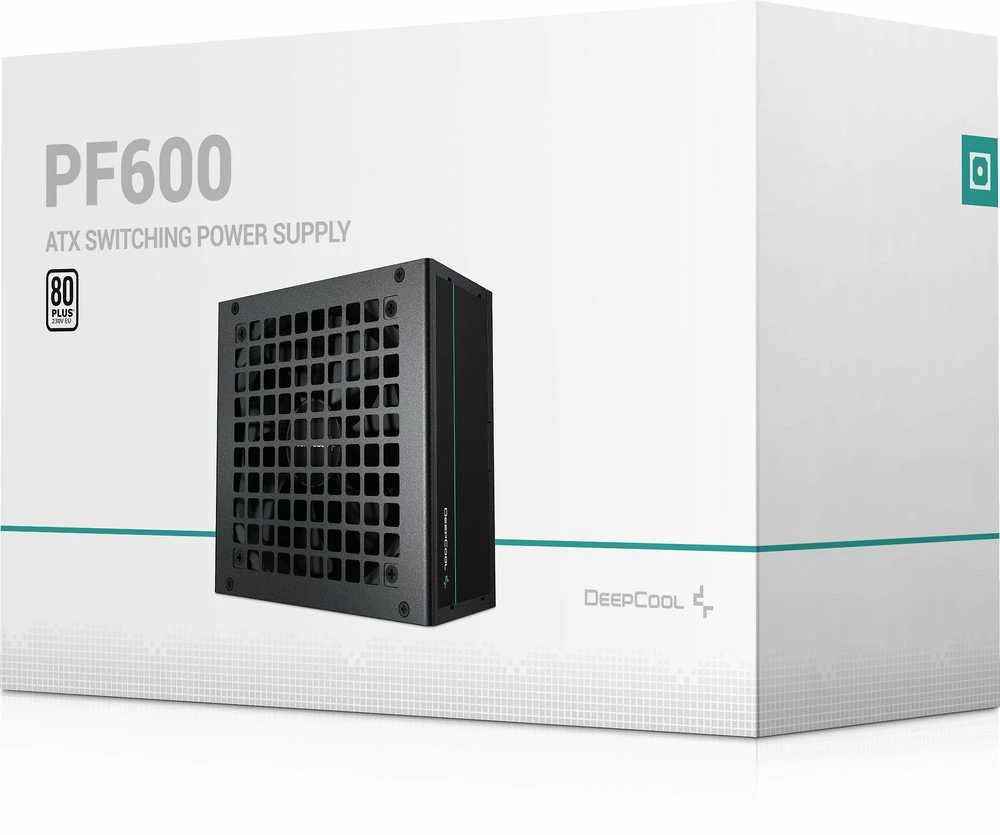 Deepcool | PF600 | 600 W | 80 PLUS Standard Certified | Juodas